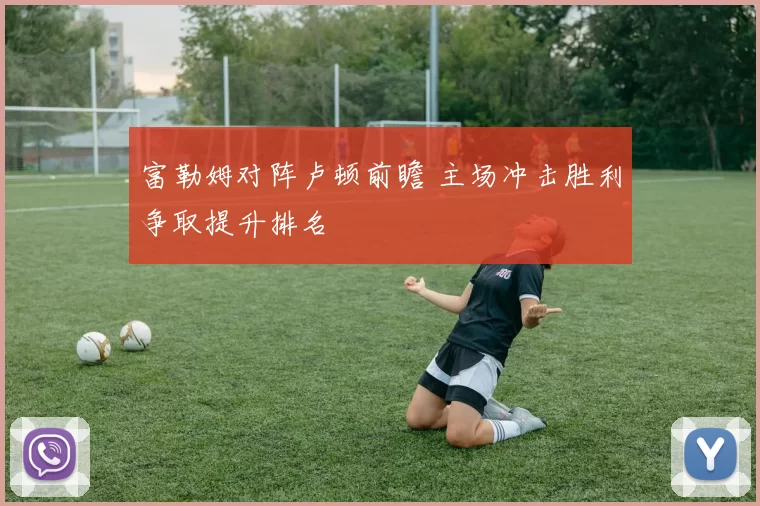 富勒姆对阵卢顿前瞻 主场冲击胜利争取提升排名